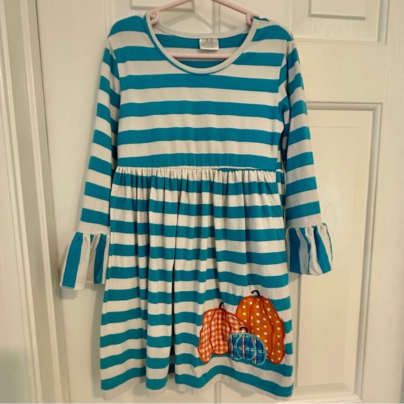 Girl’s Fall Dress with Pumpkins size 6/6x - Picture 1 of 5